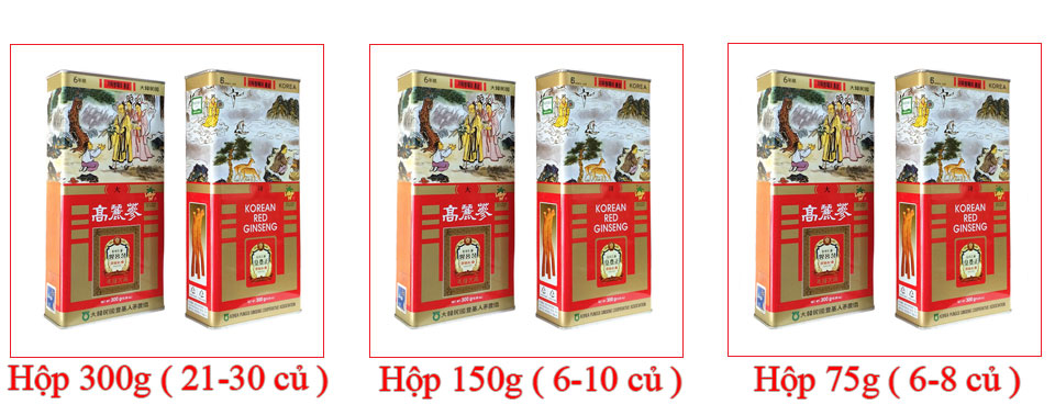 Các sản phẩm chính hãng của hồng sâm hộp thiếc Punggi KGS Hàn Quốc Các sản phẩm chính hãng của hồng sâm hộp thiếc Punggi KGS Hàn Quốc