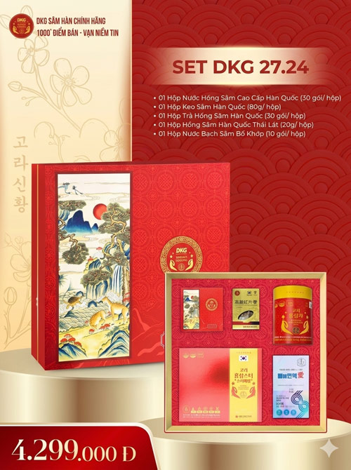 Sét quà biếu tết sang trọng ý nghĩa Daedong mã 24