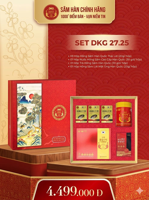 Set quà biếu tặng daedong sang trọng ý nghĩa