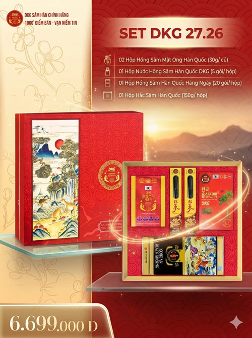 Sét quà biếu tết sang trọng ý nghĩa Daedong mã 26