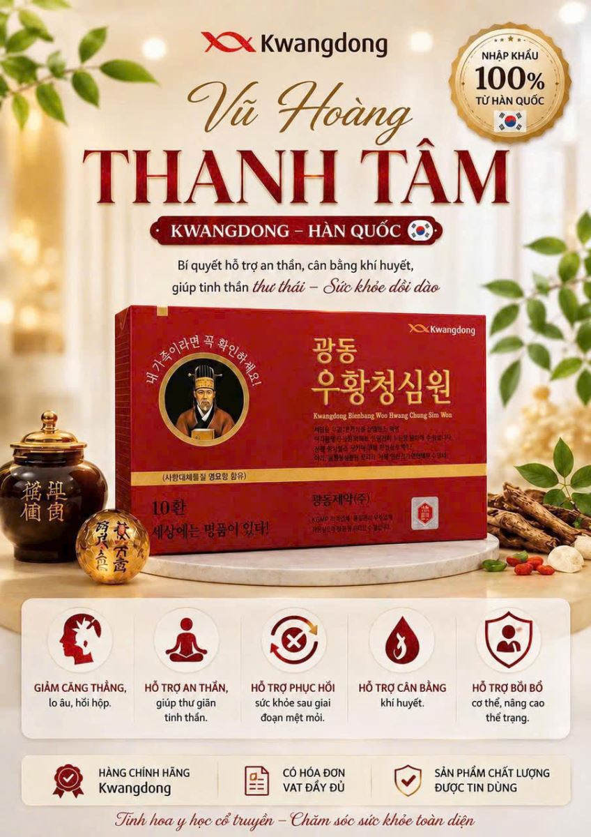 An cung ngưu Vũ hoàng thanh tâm do cty Trung Nam Sơn nhập khẩu chính hãng