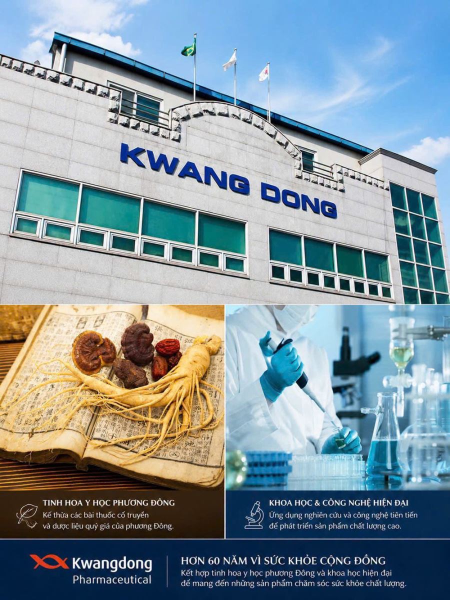 Thương hiệu kwangdong là sự kết hợp giữa y học cổ truyền và y học hiện đại Thương hiệu kwangdong là sự kết hợp giữa y học cổ truyền và y học hiện đại